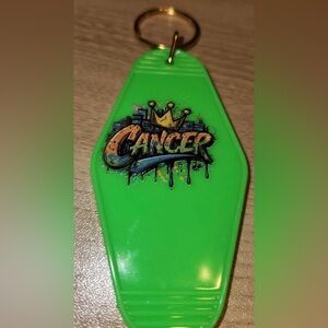 Green Cancer Keychain